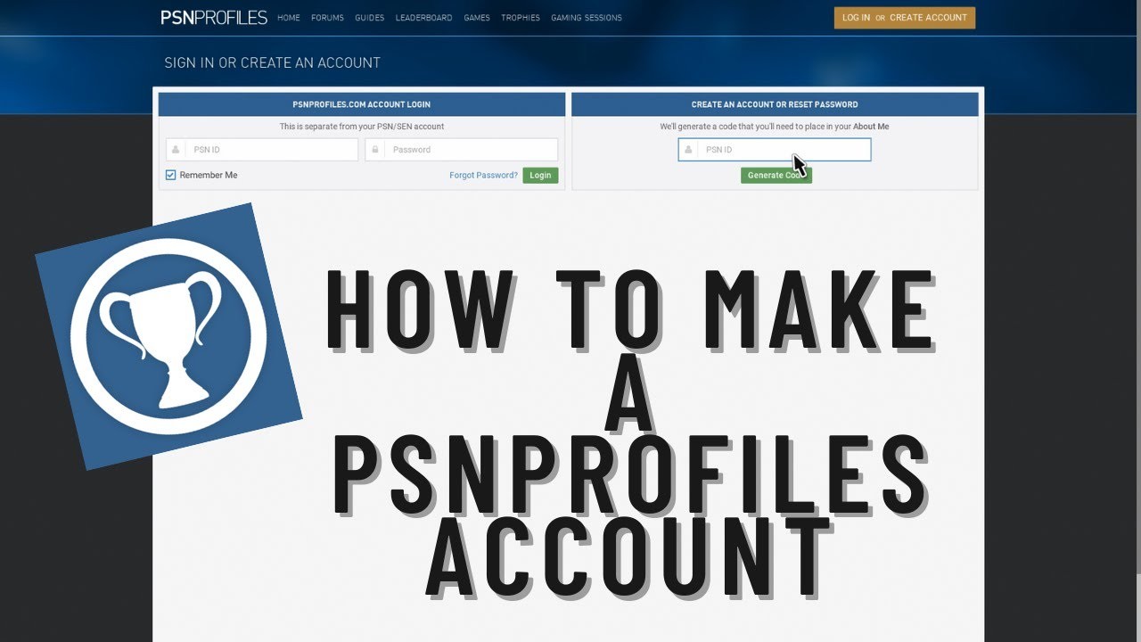 Как создать профиль PSNProfiles