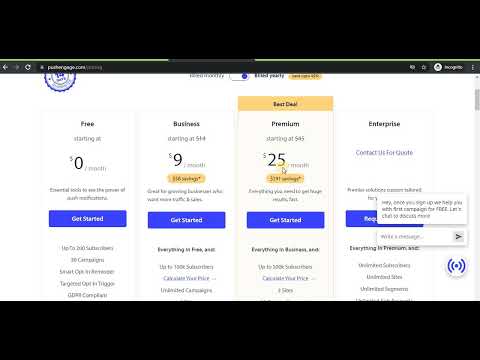 PushEngage: подключение уведомлений к сайту