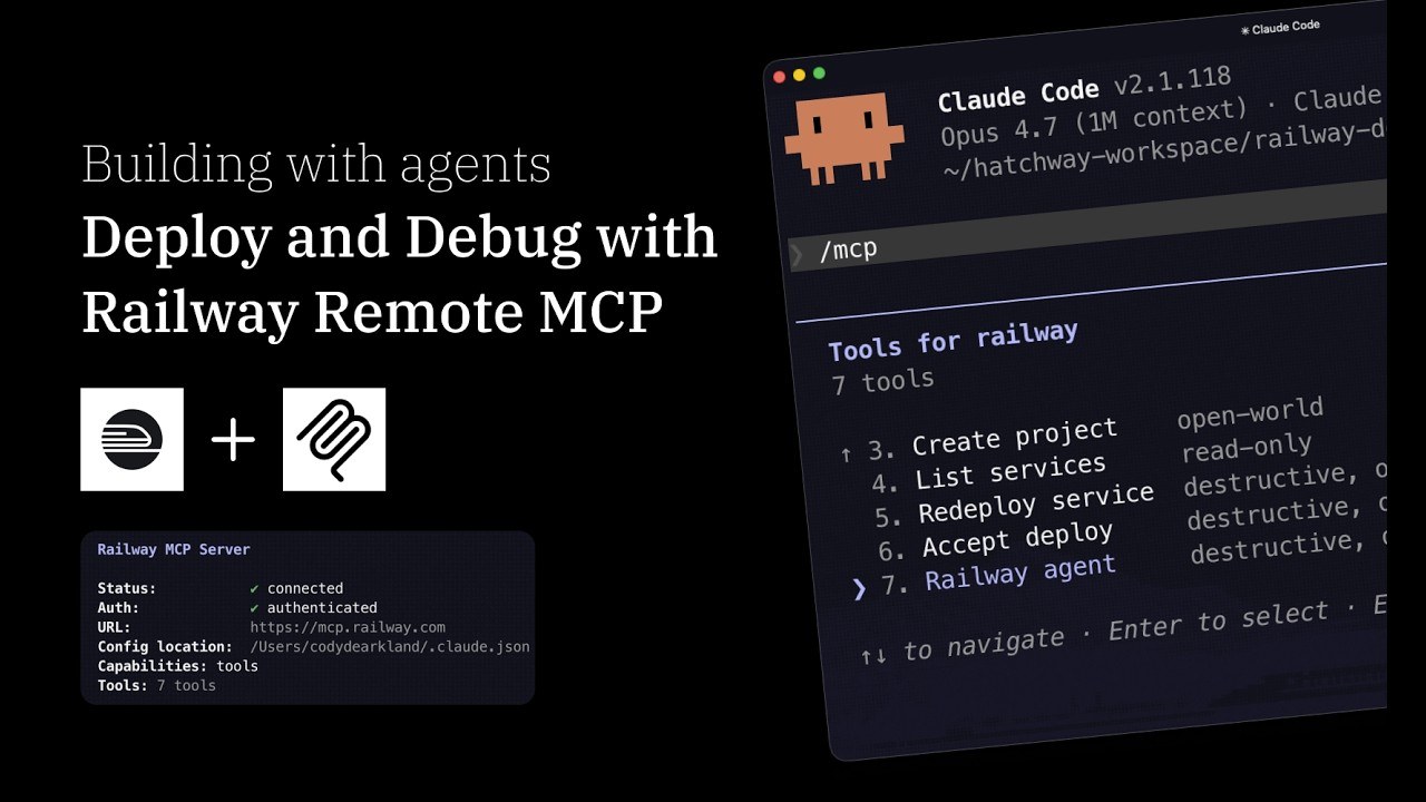 Deploy and Debug with the Railway Remote MCP