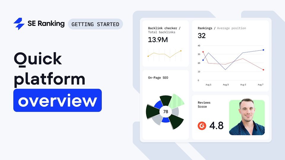 Overview of SE Ranking Tools, Features & Navigation