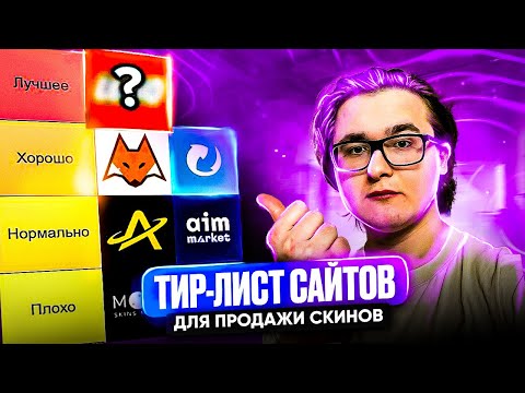 Тир-лист сайтов для продажи скинов: LIS-SKINS, Avan Market, Aim.market, Skinout и другие