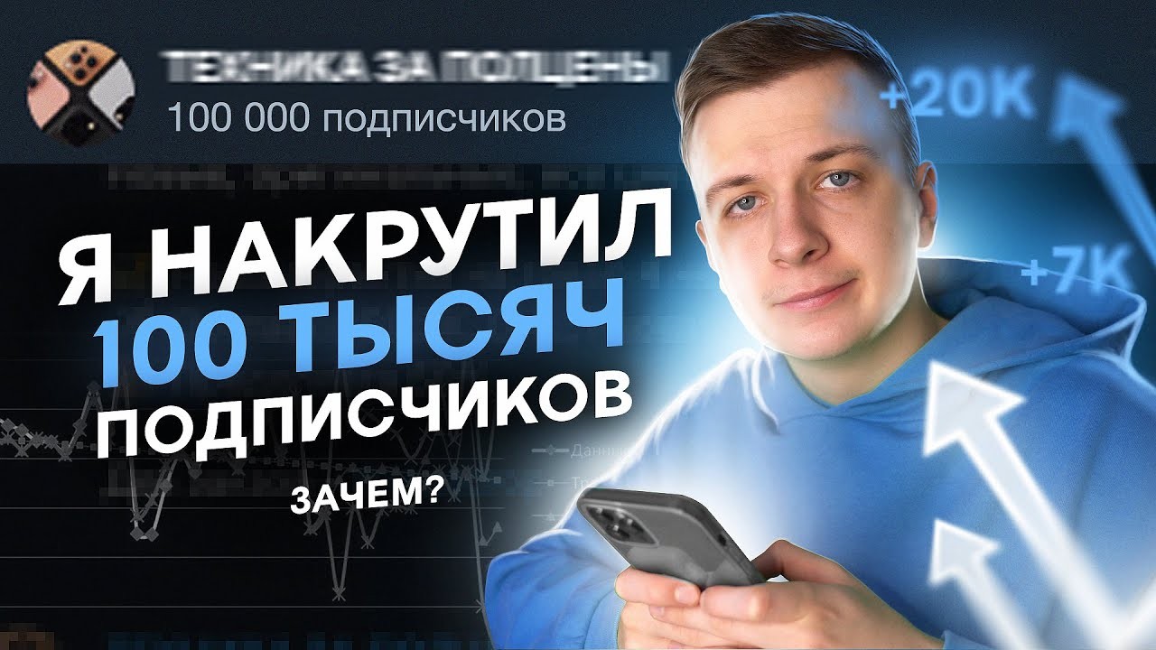 Эксперимент с 100 тысячами подписчиков