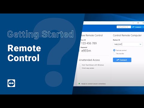 Getting Started with TeamViewer — Remote Control