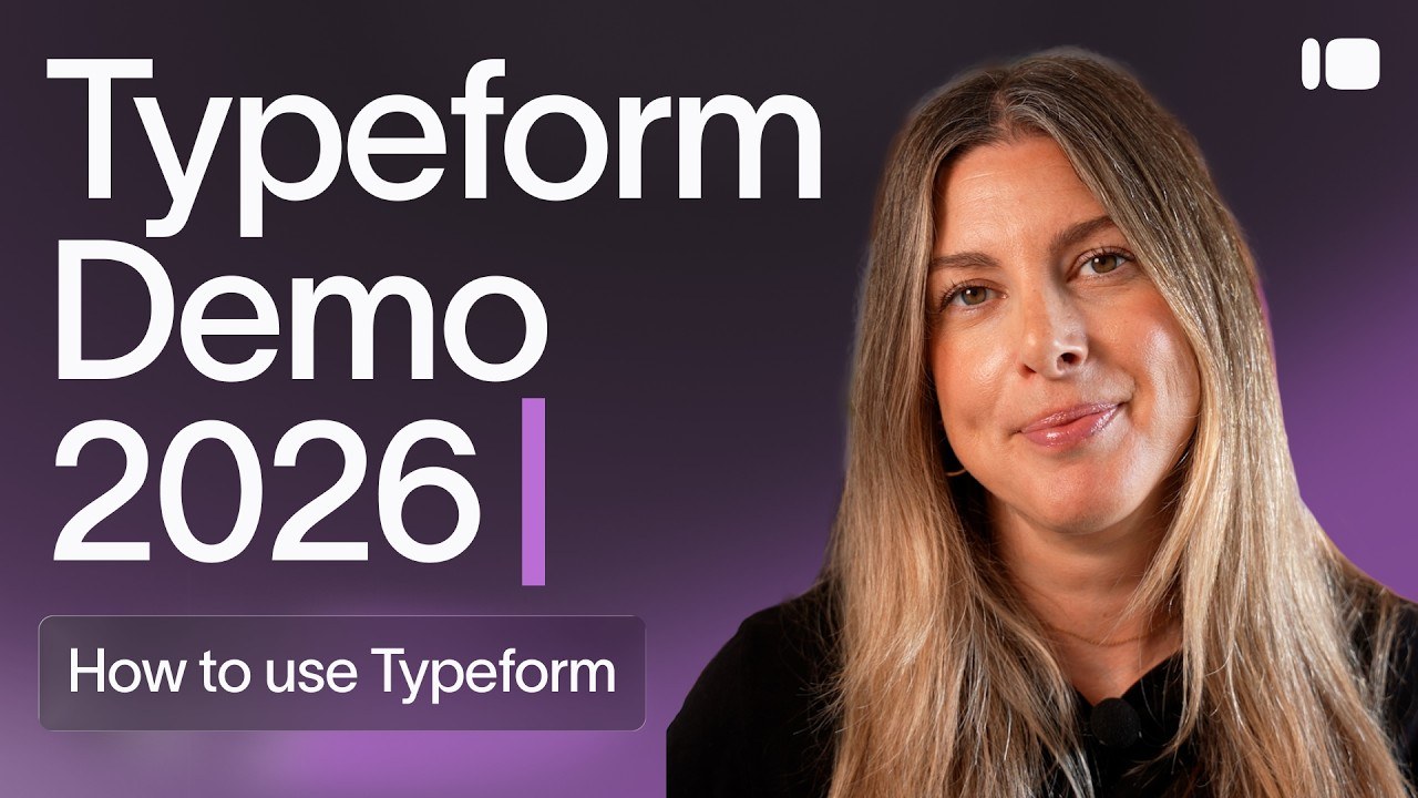Learn Typeform in under 10 minutes — Typeform Demo 2026