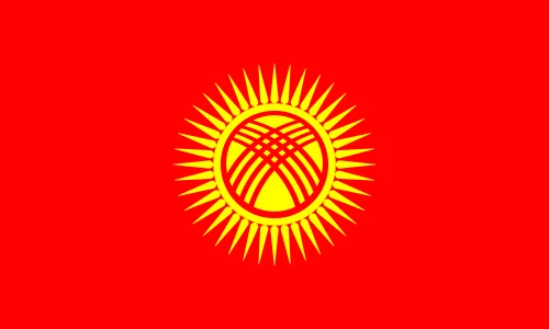 Флаг: Кыргызстан