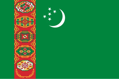Флаг: Туркменистан