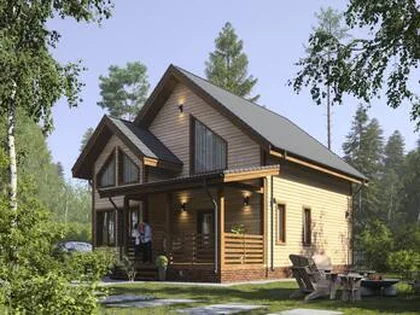 Проект «Каркасный дом 8×9,5», Каркас