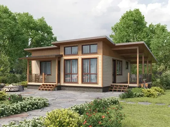 Проект «Весна М 4», Каркас, 1 этаж