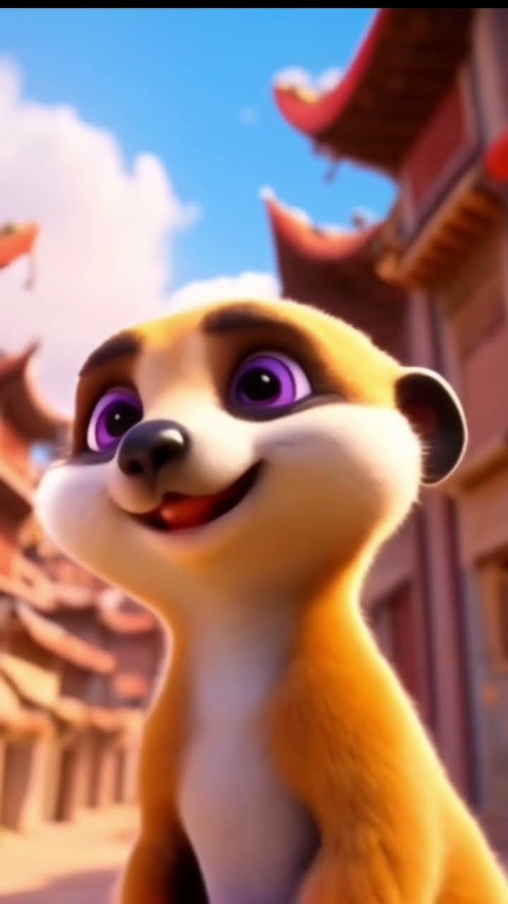 AI Meerkat из «Шедеврум» в озвучке «SaluteSpeech». За движуху отвечает RunwayML.