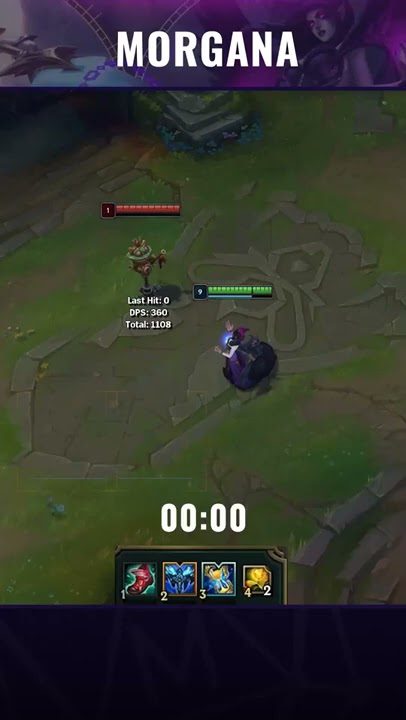 Insane 10 Second CC Chain with Morgana!? | Mobalytics LoL #Shorts