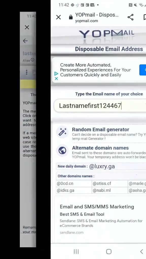 this is how you access the yopmail inbox if your account was compromised you can actually go to tha