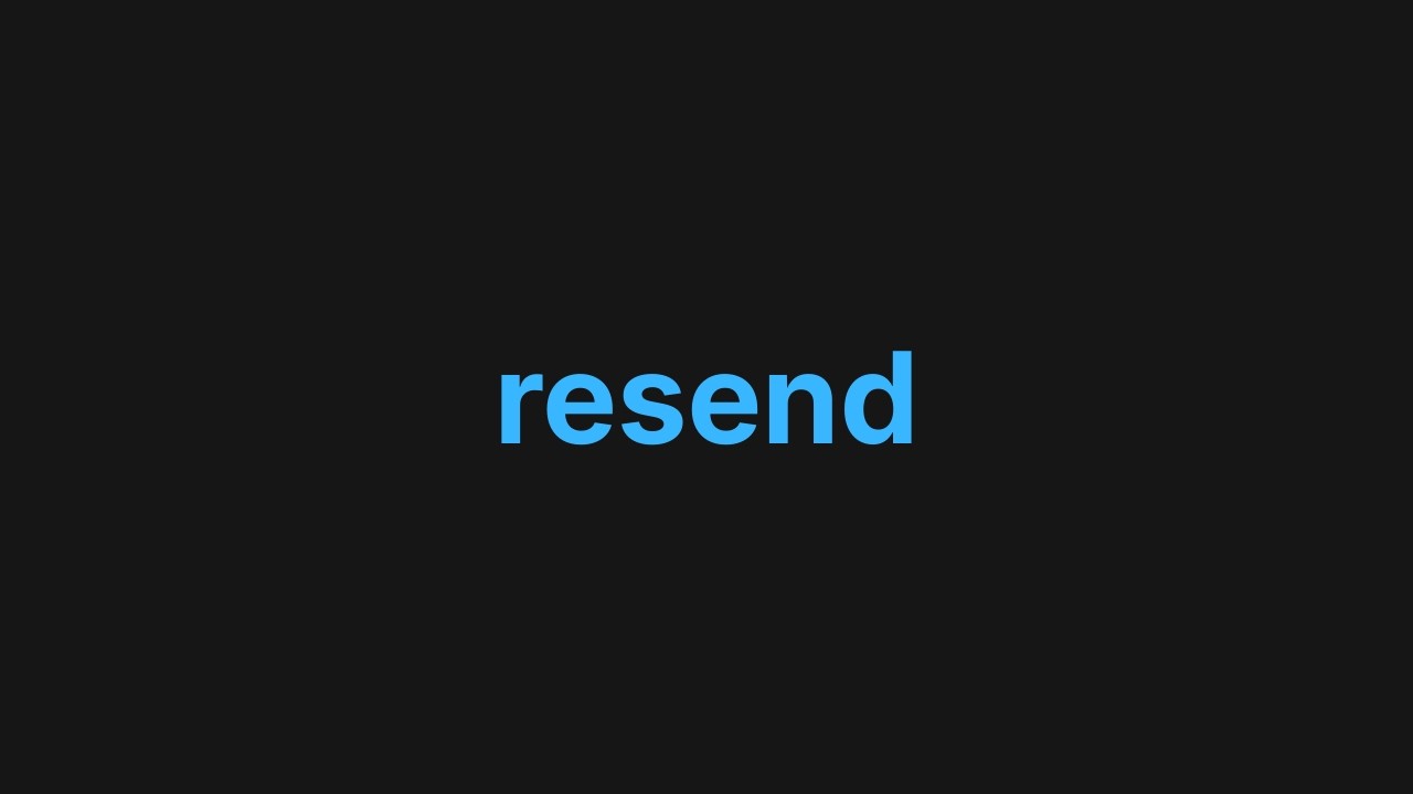 resend review...