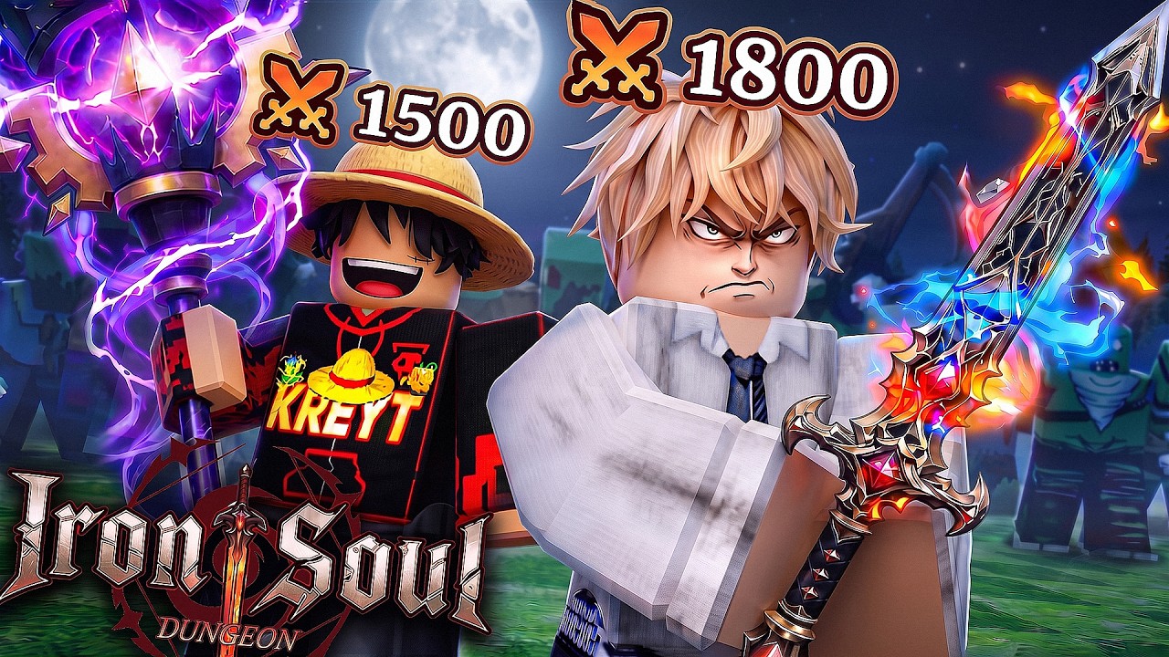 😱 КОНКУРЕНТ BLOX FRUITS?! Iron Soul: Dungeon + Крейтик [БЕЗЗВЕЗДНЫЙ ЛЕС]