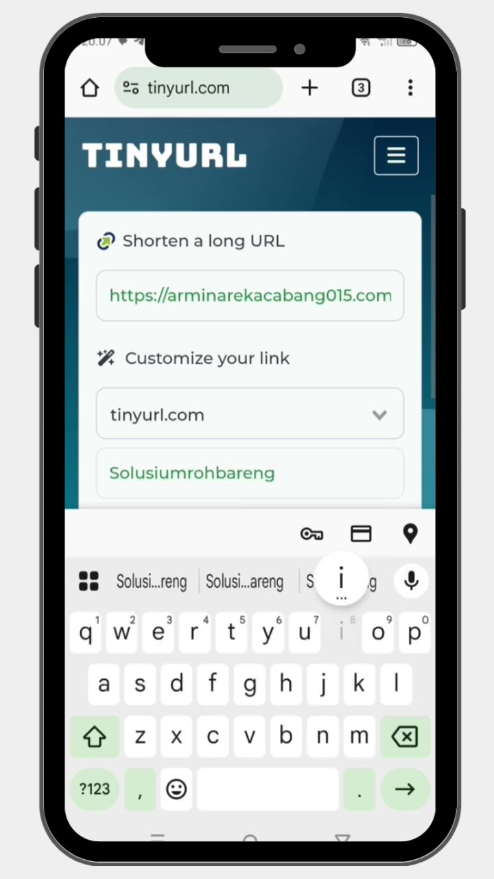 Tampilan Link Lebih Pendek #video #videoshort #tutorial #link #percantiklink #tinyurl #tampilan #fyp