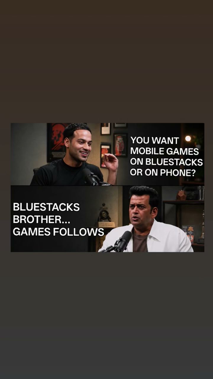 Bluestacks brother... games follows! #shorts #memes #indianmeme #fyp #gaming #mobilegaming #viral