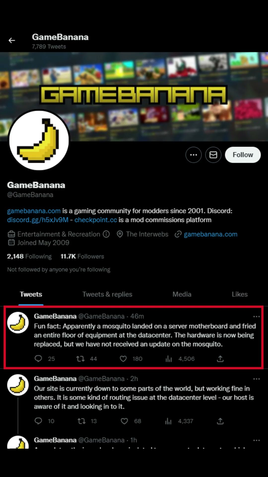 Mosquito Kills Entire Server! (GameBanana)