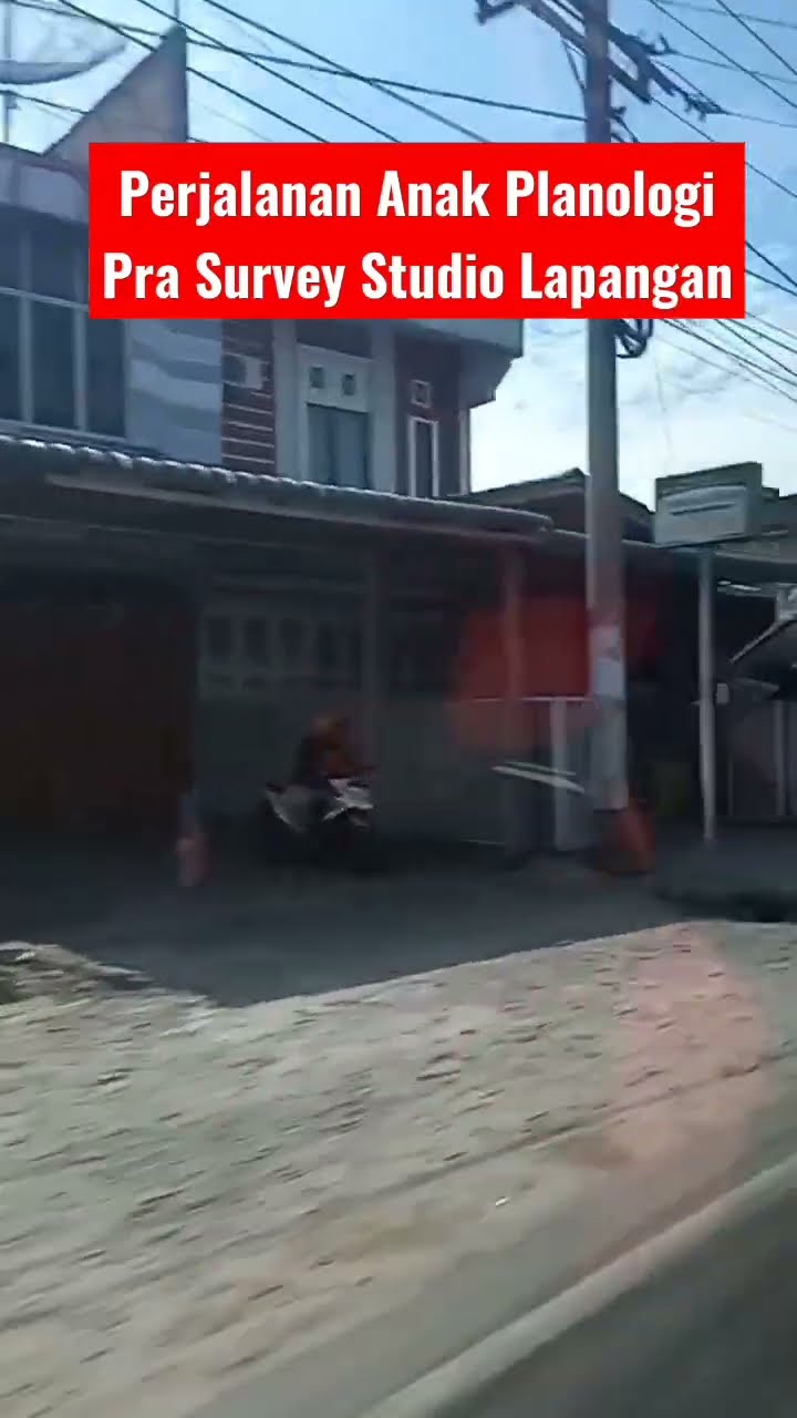 Perjalanan Anak Planologi Pra Survey Studio Lapangan #perencanaanwilayahdankota #planologi
