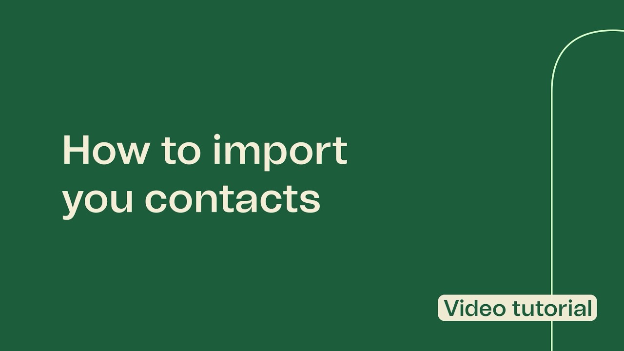 How to import your contacts into Brevo